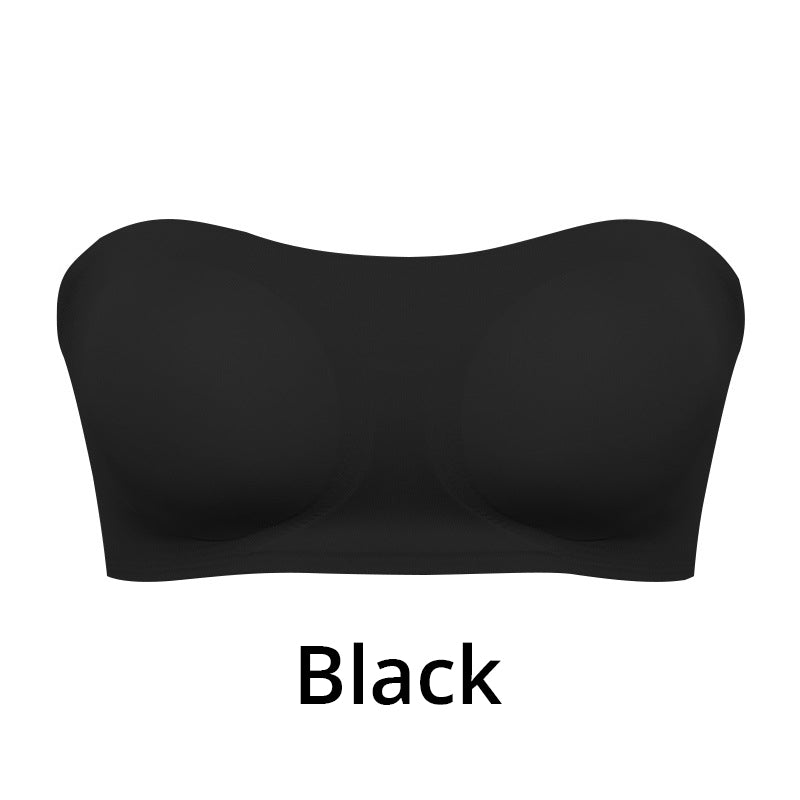 💜BUY 1 GET 1 FREE &💜Strapless Wireless Bra with Crossover Side Closure