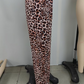 ✨New Style🔥Women's Leopard Print Tie Front Pocket Straight-leg Wide-leg Pants🐆