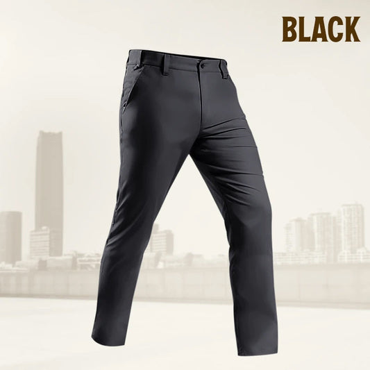 ✨Men's Casual Solid Color Elastic Waistband Pants👖