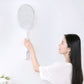 2 in 1 Electric Mosquito Swatter & Bug Zapper | USB Rechargeable 3000V Fly Killer with Strong Light & Safety Protection Net, Child & Pet Friendly for Home, Garden, Camping