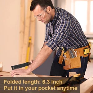 Double-sided folding saw