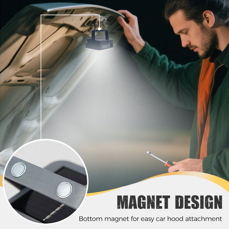 🏕️50% OFF NOW! Portable Waterproof Solar-Powered Camping Light – 3-Level Dimmable LED Outdoor Lamp, Adjustable Bracket, Long Lasting Rechargeable Light for Camping, Hiking & Emergency
