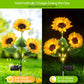 🌻60% OFF FLASH SALE! ✨Sunflower Solar Lights – Glowing Decor for Garden 🌿