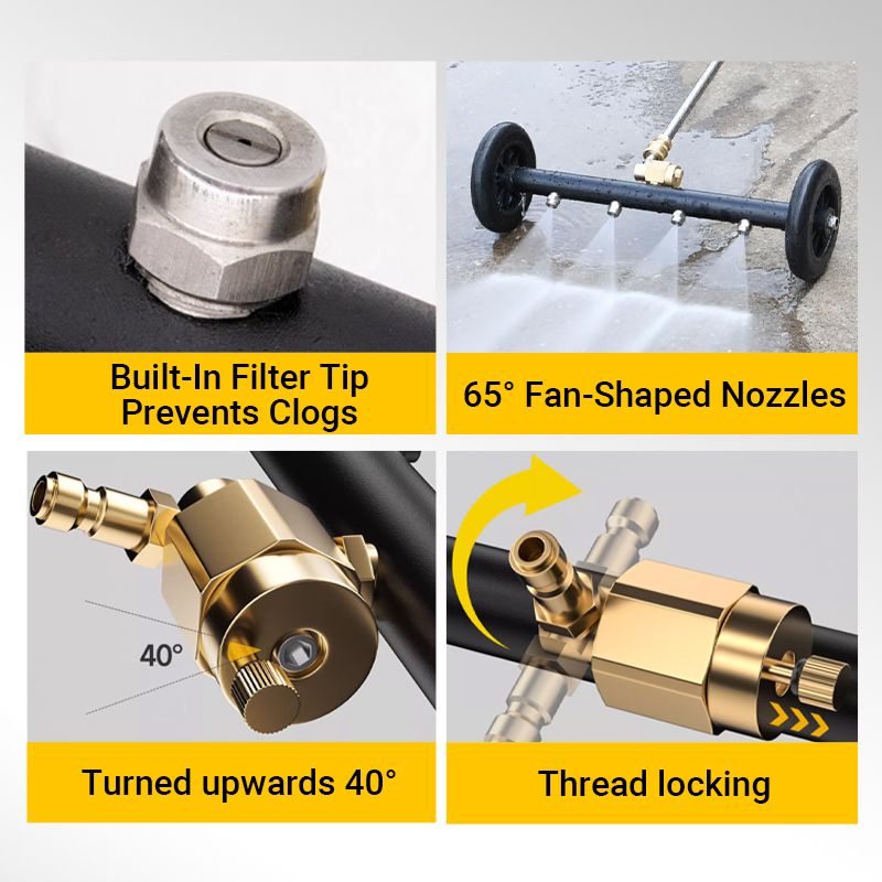 🚗 Hot Sale🔥Versatile Pressure Undercarriage Cleaner Nozzle