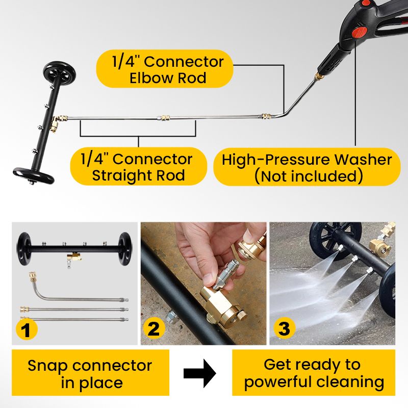 🚗 Hot Sale🔥Versatile Pressure Undercarriage Cleaner Nozzle