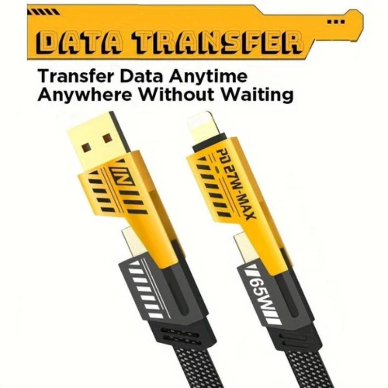 🔥Hot Sale 50% Off💥4 in 1 PD 65W Fast Charging Cable