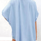🔥Hot Sale 49% Off💥🎁Women's Loose Fit Casual Button Short Sleeve Shirt Tops