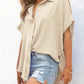 🔥Hot Sale 49% Off💥🎁Women's Loose Fit Casual Button Short Sleeve Shirt Tops