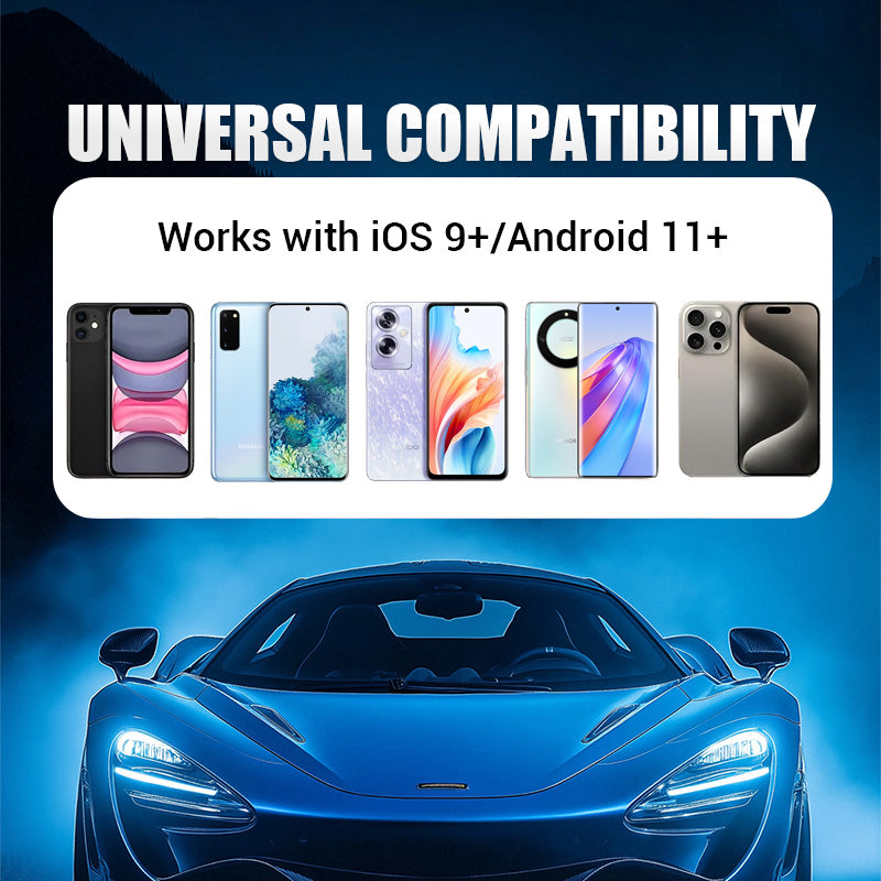 🔥2025 Hot Sale 50% Off🔥2-in-1 Draadloze Adapter voor iPhone & Android Auto