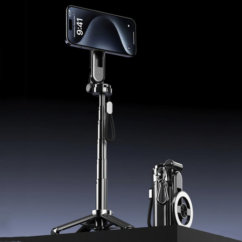 🏆 Hot sale 50% OFF✨4-in-1 Multifunctional magnetic selfie stick with 360° rotation