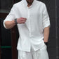 Men’s Loose Shirt Pants 2-Piece Set