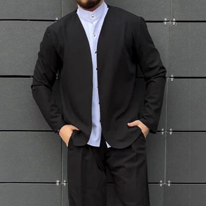 Men’s Stylish Mock 2-Piece Blazer