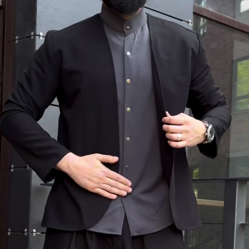 Men’s Stylish Mock 2-Piece Blazer
