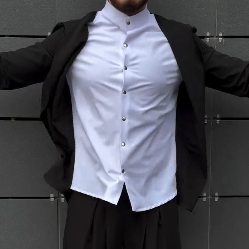 Men’s Stylish Mock 2-Piece Blazer
