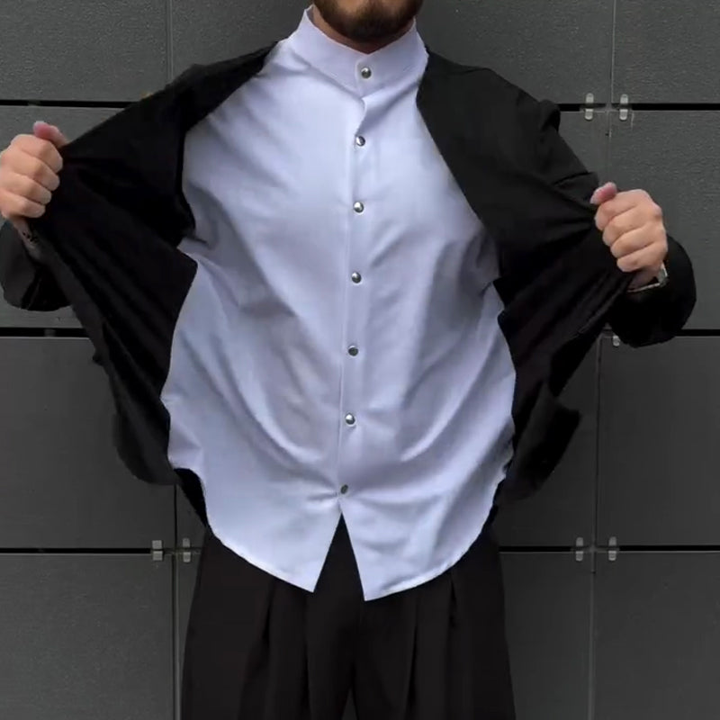 Men’s Stylish Mock 2-Piece Blazer