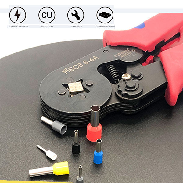 🔥Hot Sale 🎊Ratchet Tubular Terminal Wire Crimpers Set
