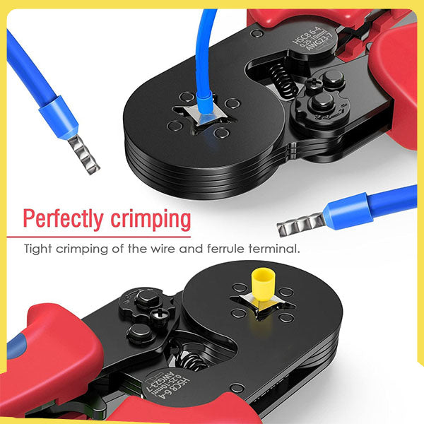 🔥Hot Sale 🎊Ratchet Tubular Terminal Wire Crimpers Set