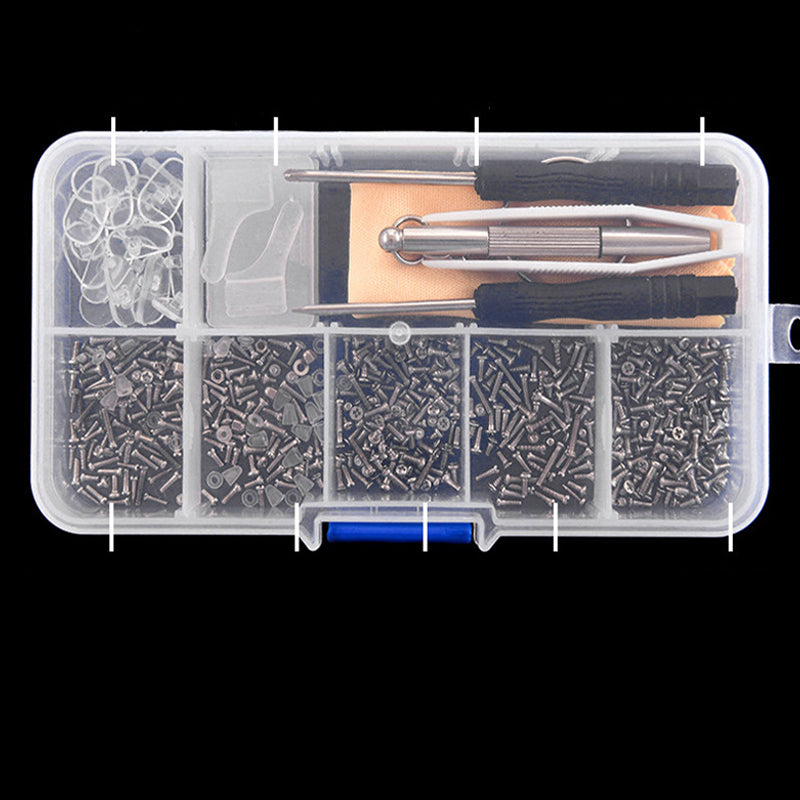 🥳2026 HOT SALE👓🛠️ 50% OFF! Eyeglass Nose Pad Repair Kit – Replace worn pads & rusty screws at home. No optician fees – keep your glasses comfy & secure! 🔧✨