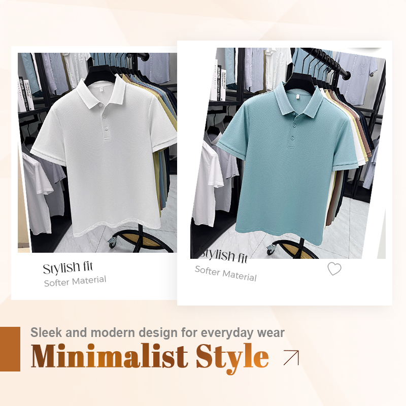 Men's Casual Short Sleeve Collared Shirt