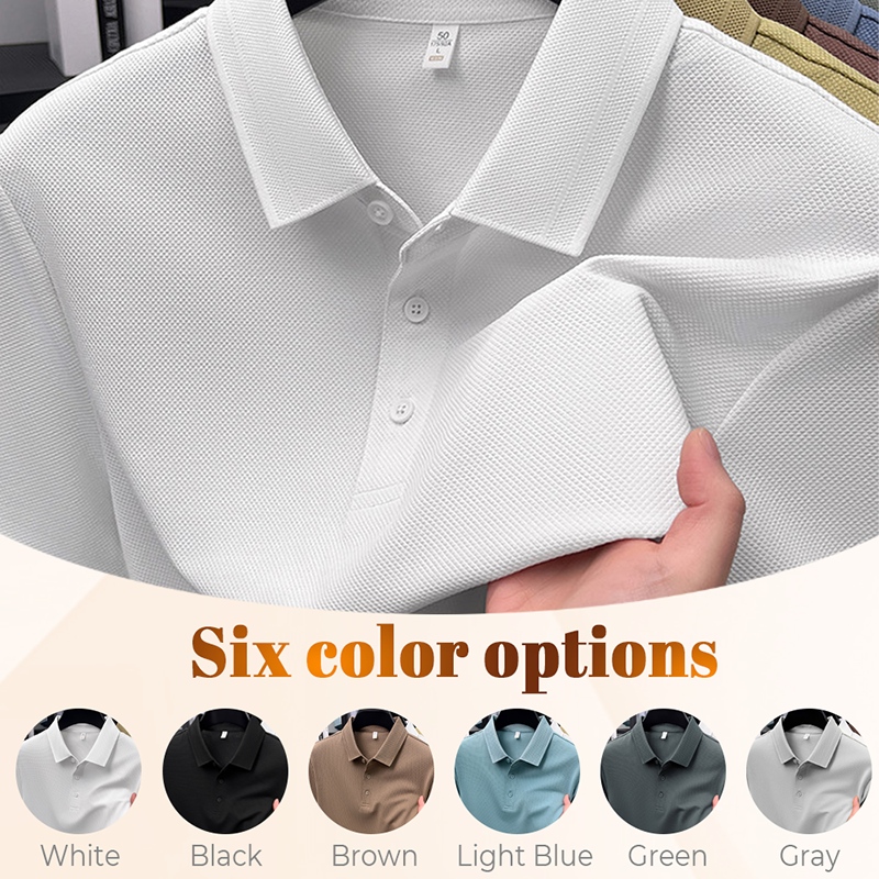 Men's Casual Short Sleeve Collared Shirt