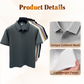Men's Casual Short Sleeve Collared Shirt