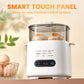 🥳HOT SALE 50% OFF! 🥳Mini Multi‑Functional Egg Cooker – Smart touch panel, 6‑egg capacity, boils, poaches, scrambles & steams. Perfect for quick breakfasts! 🥚⚡