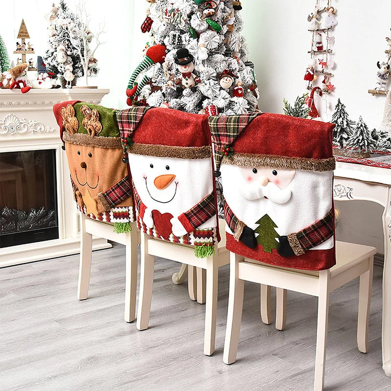🎅Early Xmas Sales-60% OFF 🎅Christmas Themed Chair Cover✨Make your Home The Coziest Place this Christmas🎄