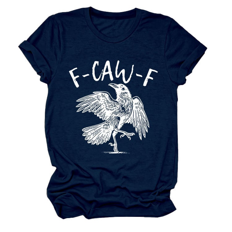 ✨Surprise Price: Only £10.99✨Humorous Crow Graphic T-Shirt – Say It With a Caw!