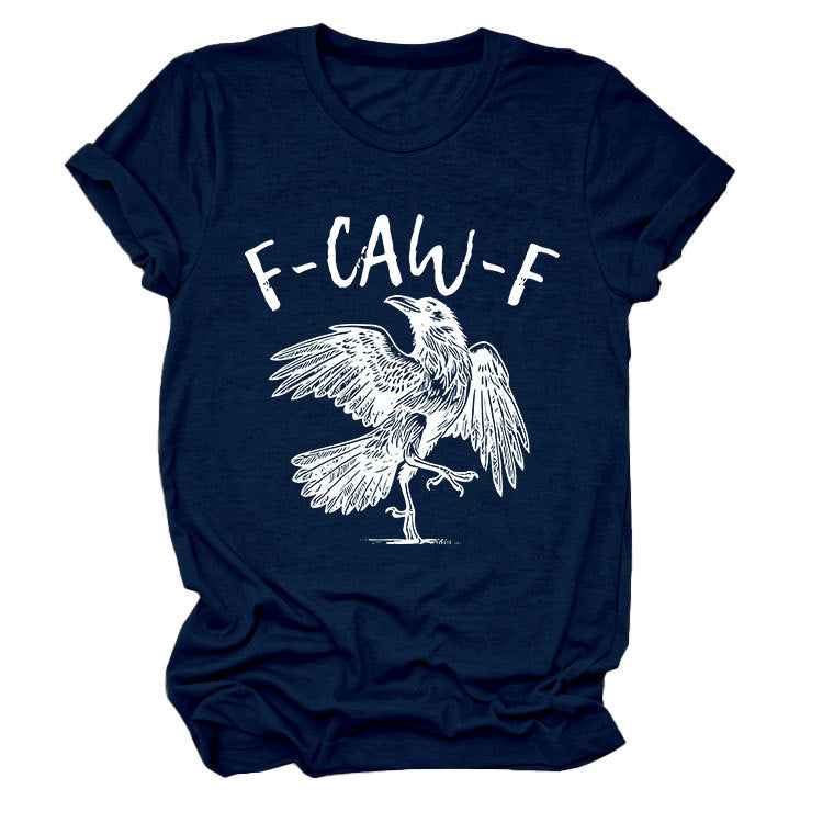✨Surprise Price: Only £10.99✨Humorous Crow Graphic T-Shirt – Say It With a Caw!