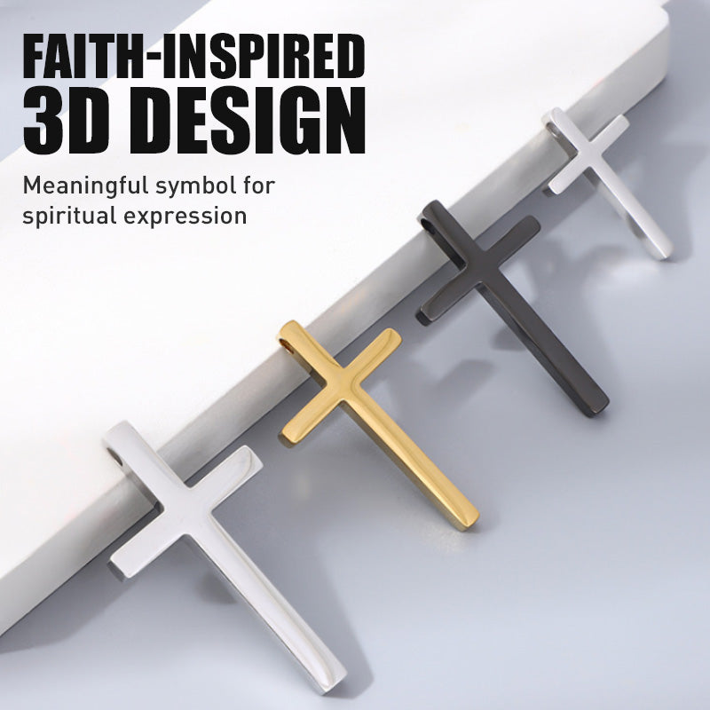 ✝️ 3D Cross Metal Jesus Christ Cross Badge Stickers✨Car Scratch Cover Sticker