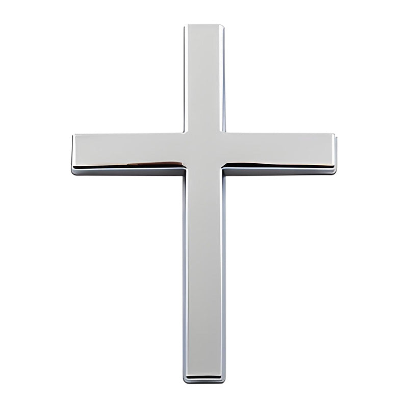 ✝️ 3D Cross Metal Jesus Christ Cross Badge Stickers✨Car Scratch Cover Sticker