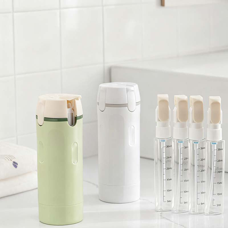 📢📢45% OFF —4-in-1 Refillable Travel Dispenser Bottles