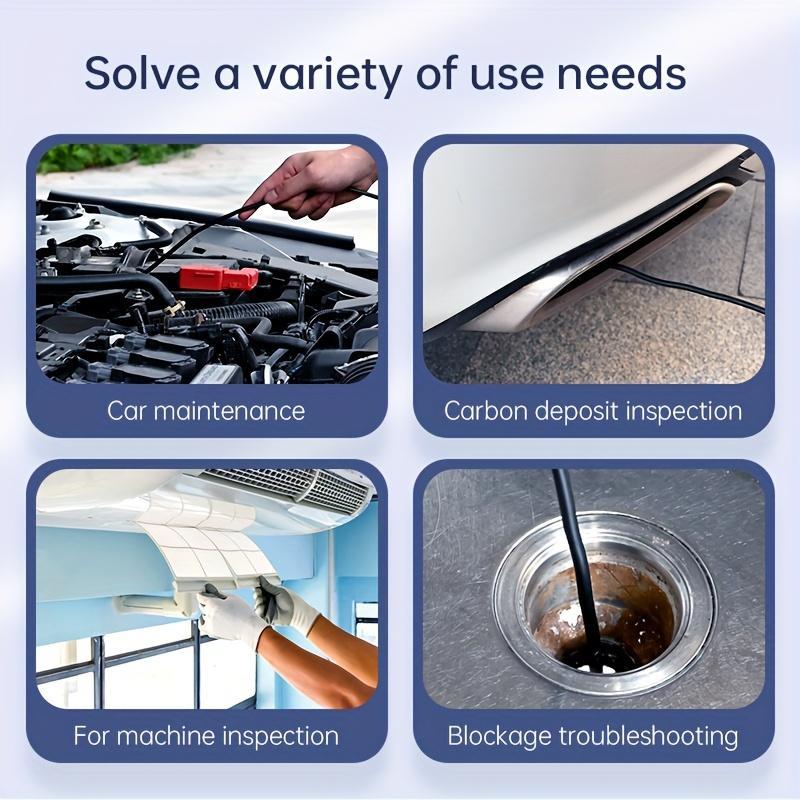 4.3" HD Waterproof Endoscope Camera with Light