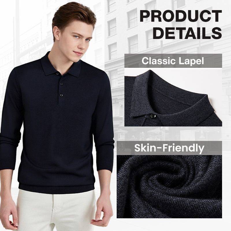 Men’s Classic Solid Color Knit Top