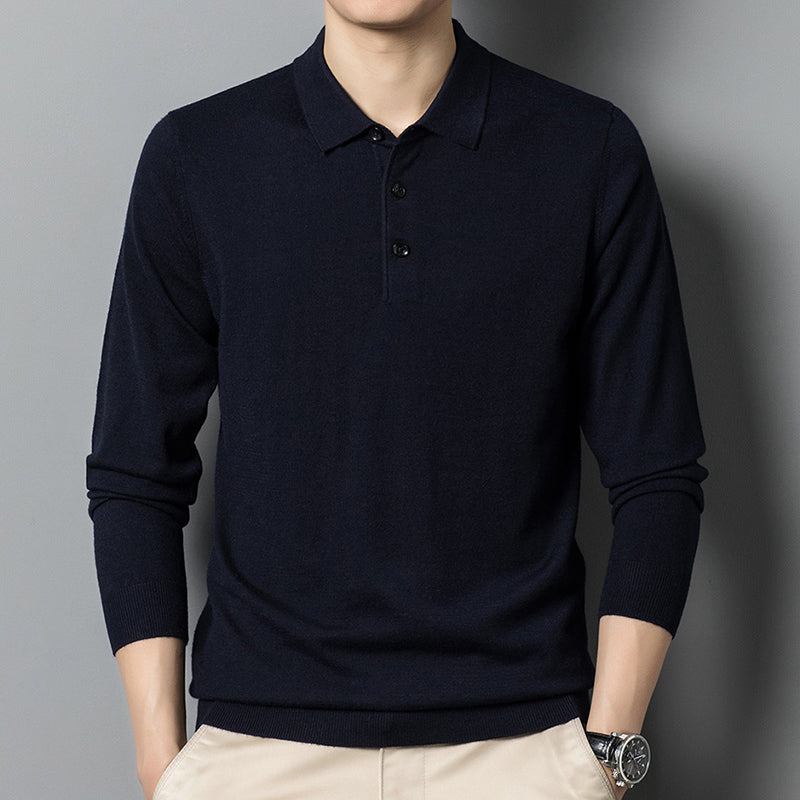 Men’s Classic Solid Color Knit Top