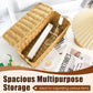 Hand Woven Rattan Cable Organizer Box with Lid