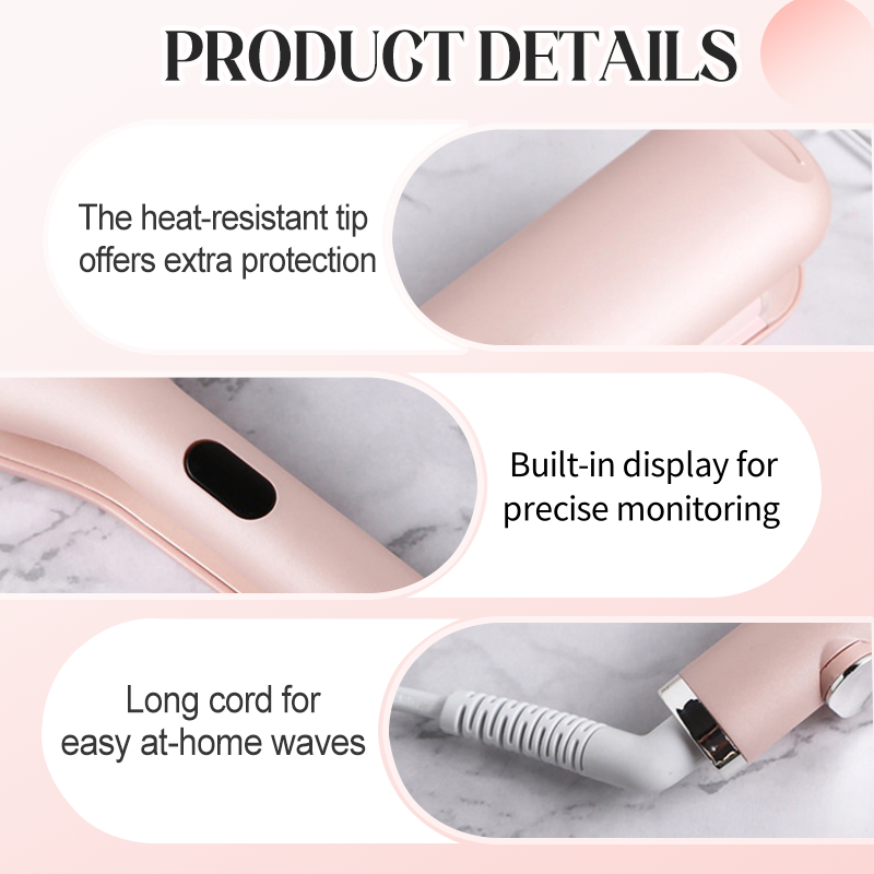 Wave Hair Crimper with Four Temperature