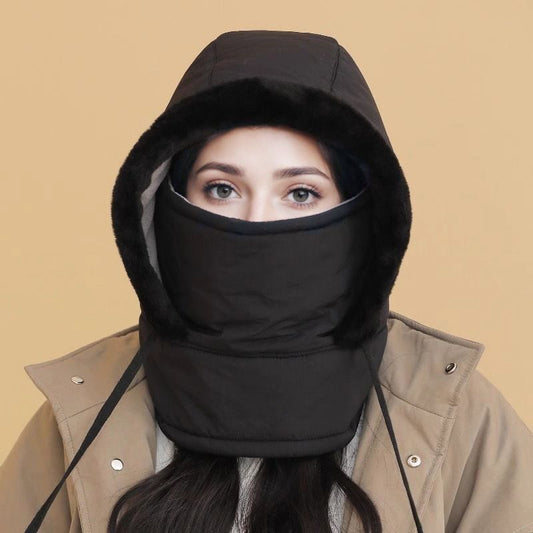 🔥Last Day Sale 50% OFF🔥Plush-lined Thickened Thermal Hat with Face Mask for Men and Women