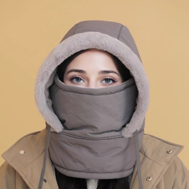 🔥Last Day Sale 50% OFF🔥Plush-lined Thickened Thermal Hat with Face Mask for Men and Women