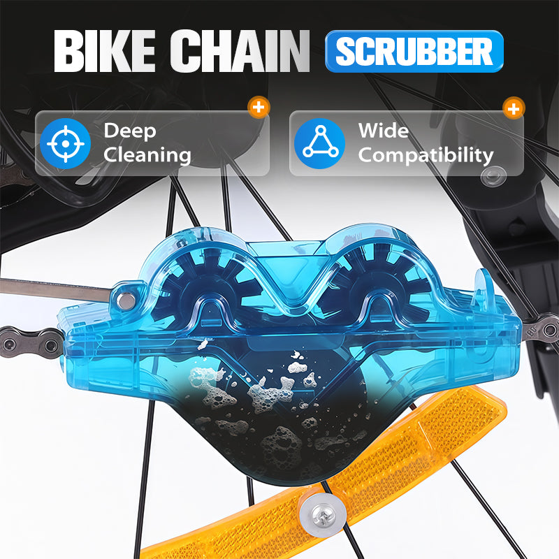 🚴‍♀️ Bike Chain Scrubber-🔥Clean and maintain your bike effortlessly