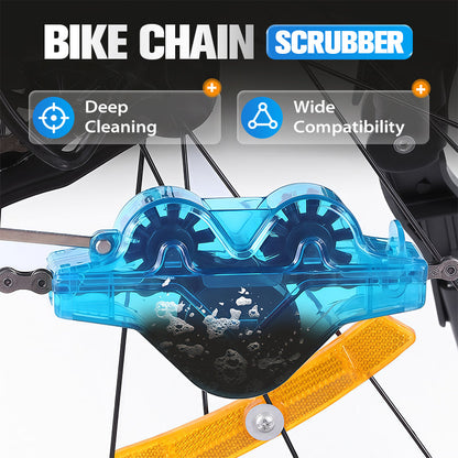 🚴‍♀️ Bike Chain Scrubber-🔥Clean and maintain your bike effortlessly