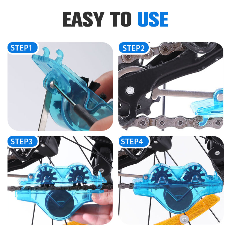 🚴‍♀️ Bike Chain Scrubber-🔥Clean and maintain your bike effortlessly
