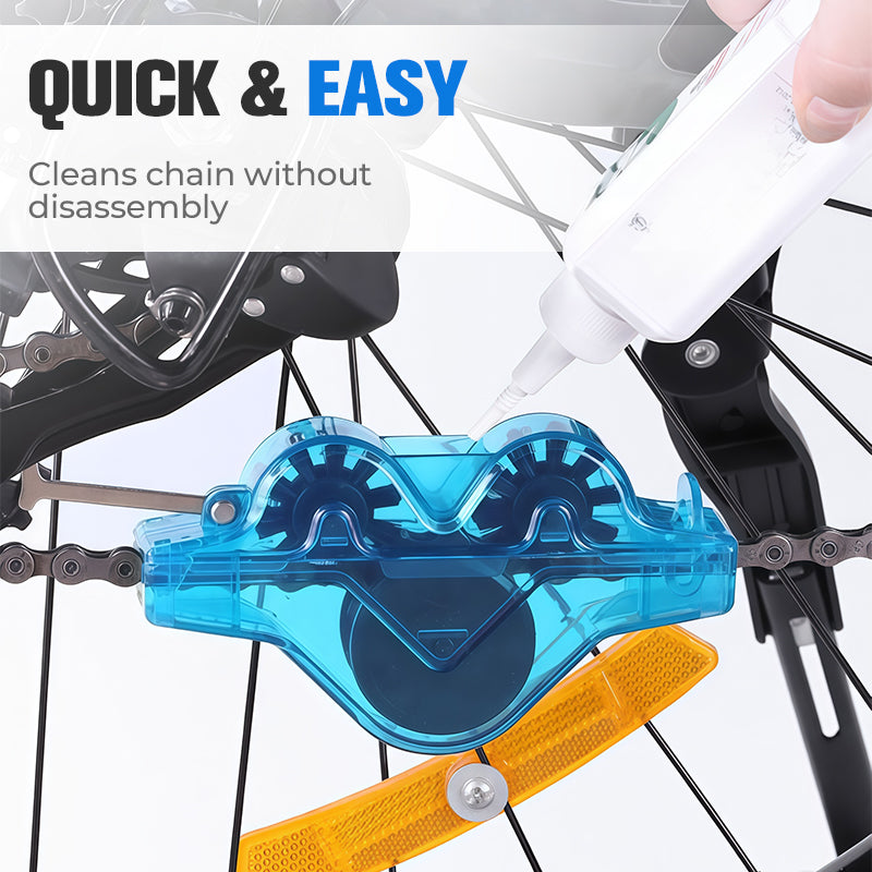 🚴‍♀️ Bike Chain Scrubber-🔥Clean and maintain your bike effortlessly