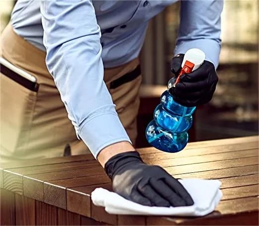 🔥NEW YEAR SALE - ONLY £9.99!!🎁Nitrile Pro Gloves – Heavy Duty, Slip & Stain Resistant, Scratch Resistant