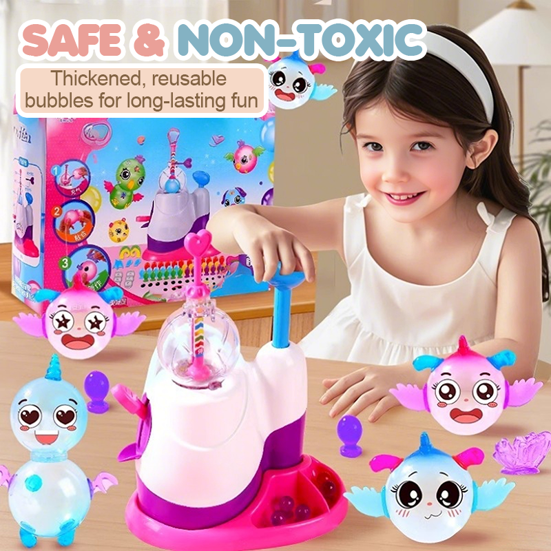 💥Xmas Sale 50% OFF🫧DIY Bubble Kit with Pump for Kids ✨Magical Christmas fun! Create endless bubbles🎄