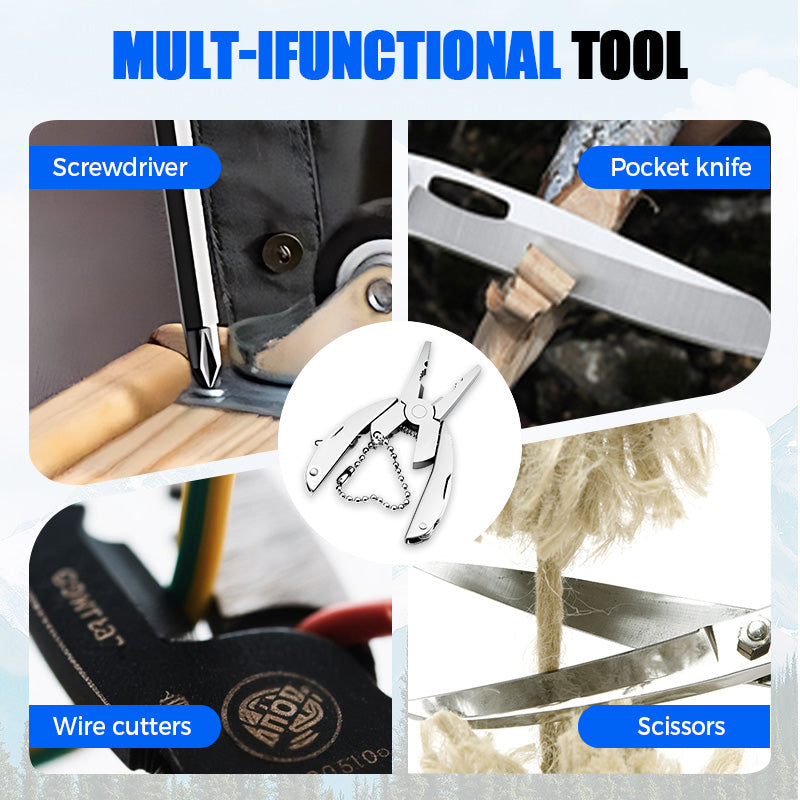 Mini Multi-Function Folding Pliers