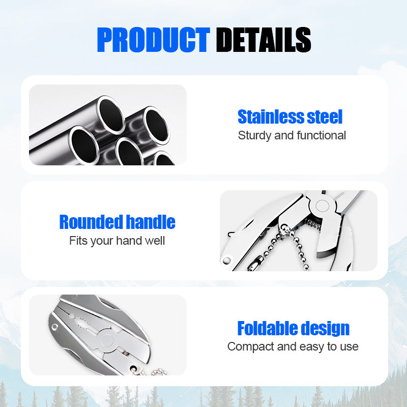 Mini Multi-Function Folding Pliers