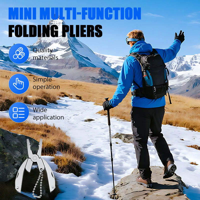 Mini Multi-Function Folding Pliers