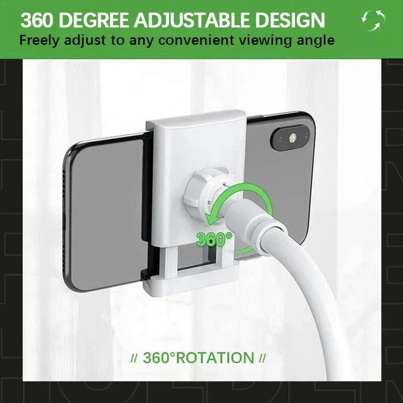 📱 50% OFF BEST PRICE! ✨ DeskSide Flexible Phone Holder - 360° Adjustable Gooseneck with Secure Grip for Office & Home Use 💻📲