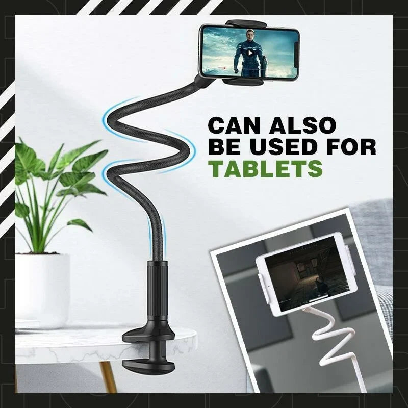 📱 50% OFF BEST PRICE! ✨ DeskSide Flexible Phone Holder - 360° Adjustable Gooseneck with Secure Grip for Office & Home Use 💻📲
